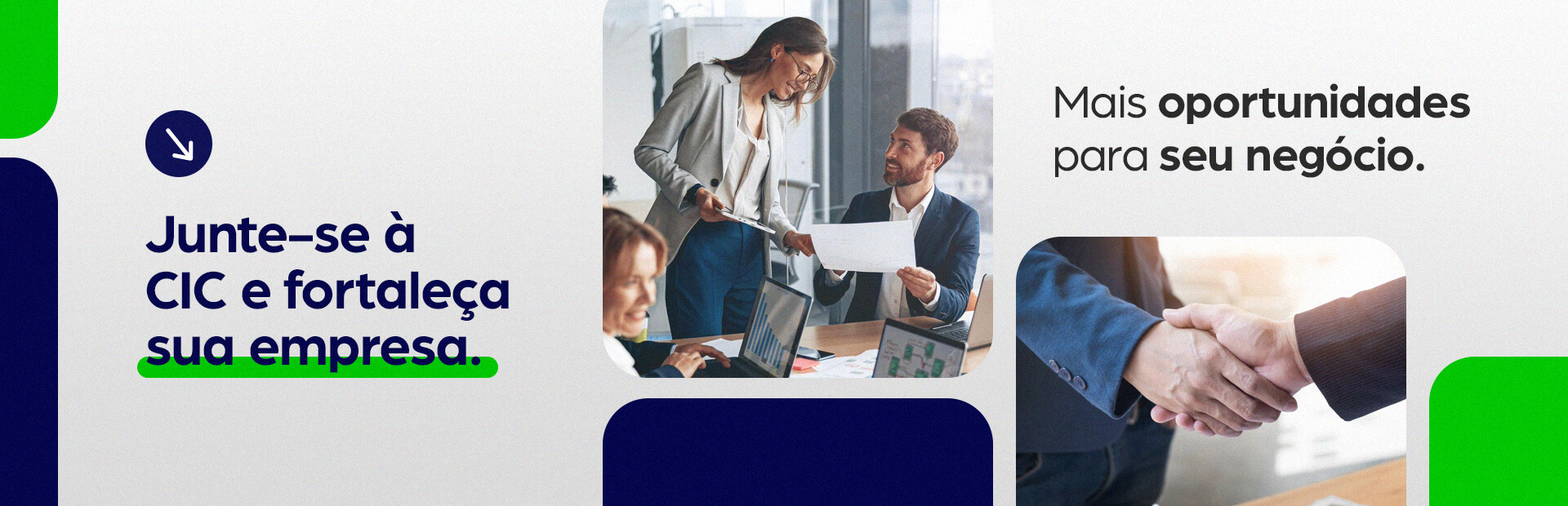 slide site convidando empresarios a serem sócios